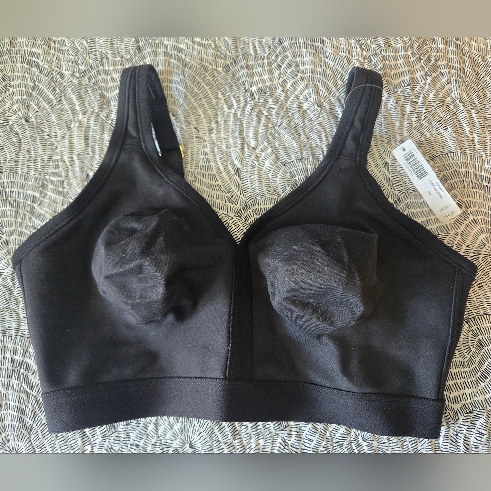 Soma Black Embraceable Full Coverage Unlined Bra - 36DDD - New With Tags